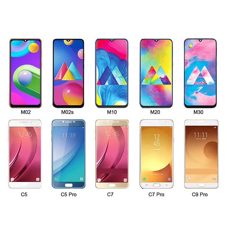 ЖК-дисплеи для мобильных телефонов Samsung Galaxy M02 M02s M10 M20 M30 C5 Pro C7 2017 C9 Pro, оригинальный ЖК-дисплей с сенсорным экраном
