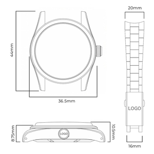 Reloj Mecánico de Cuerda Automática con Logotipo Personalizado, Movimiento Japonés Miyota 9039, BGW9 Super Luminoso, 34MM, Relojes Automáticos de Lujo para Mujer - Product Image 3