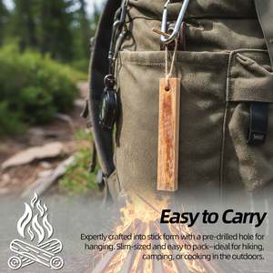 Baiyuheng 100% Natuurlijke Fatwood Stick Vuurjager Rijk Hars Vuur Starter Hout Voor Outdoor Camping Bushcraft Survival - Product Image 4