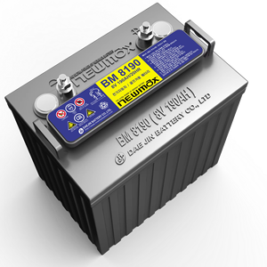 BM8190 8V 190AH AGM Deep Cycle Battery Solar PV System UPS Backup Telecom Renewable Energy Storage Lead Acid Battery Maintenance - Product Image 1