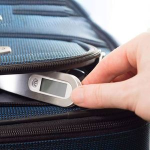 Balance électronique portable numérique LCD, balance suspendue 110 lb/50 kg, balance de bagages, valise, sac de voyage, outil de pesage - Product Image 4