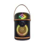 Nuevo Altavoz Inalámbrico de 6.5 Pulgadas con Bocina, RGB LED, 50W, 4500mAh, Gran Potencia, Subwoofer, Uso en Exteriores, Control Remoto Portátil