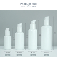 Bouteilles sérum pour produits cosmétiques, pompe opale en verre, produit Recyclable, 40ml, haute qualité