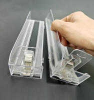 Échantillon gratuit en plastique ABS réglable de système de poussoir d'étagère de cigarette d'alimentation automatique de supermarché pour l'entreposage et les fournitures de supermarché