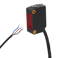 Sensor Fotoeléctrico Láser Anti-interferencias KRONZ Industrial NPN, Rango de Detección 40-200mm, 12-24VDC, IP67, Indicador LED, Metálico