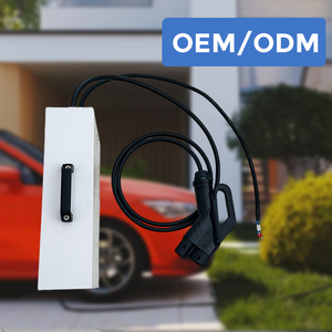 Smart 32a 7kw Snelle Ev Elektrische Auto Station Draagbare Oplader Met Veegkaart Oplaadmethode - Product Image 4