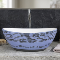 Lavabo de Sobremesa Rectangular/Cuadrado de Cerámica con Estampado Marfil, Sanitario Moderno para Baño/Hospital