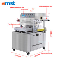 HRFH-410 automatique Tofu plateau Machine à sceller Portable viande Steak alimentaire Machine d'emballage Film couverture emballage scellant Machine