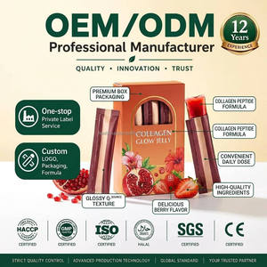 Complément alimentaire en gelée de collagène <span class=keywords><strong>marin</strong></span> hydrolysé en gros, formule personnalisée OEM ODM, bâtonnets de gelée de collagène, marque privée, usine - Product Image 1