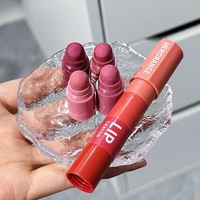 HERORANGE Kit de maquillage mini rouge à lèvres rose 4 couleurs pour femmes, fournisseurs de cosmétiques, rouge à lèvres 4 en 1, design mignon