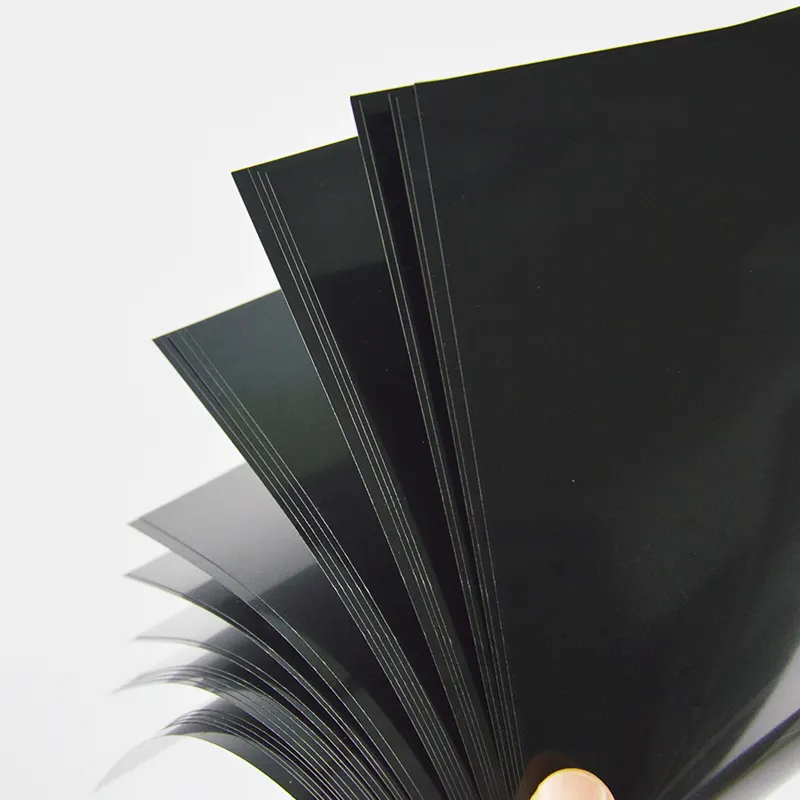 Пластиковый цвет черный производитель жесткий багаж ПВХ лист Холодостойкие листы текстурированные для термоформы
