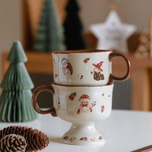 Taza <span class=keywords><strong>de</strong></span> Café <span class=keywords><strong>de</strong></span> Cerámica con Diseño <span class=keywords><strong>de</strong></span> Castor Pequeño, Color Marrón Cálido, Estilo Vintage, <span class=keywords><strong>de</strong></span> Lelyi, para Desayuno, Apta para Lavavajillas y Microondas - Product Image 4