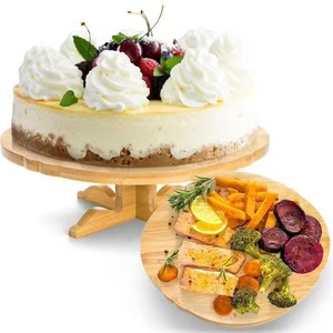 Wooden dessert <b>plate</b> display stand, tea set, tableware and cake <b>rack</b>, fruit and food tray storage <b>rack</b> - Product Image 1