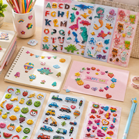 Vente directe d'usine, autocollants mignons et gonflés, autocollants personnalisés de dessins animés, autocollants gonflés imperméables pour enfants