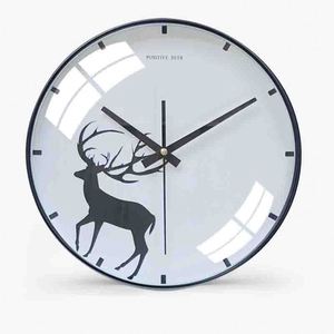 Horloge murale vintage silencieuse, grande, surdimensionnée, rustique, décorative, faite à la main - Product Image 5