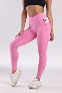 Leggings Deportivos de Cintura Alta para <span class=keywords><strong>Mujer</strong></span>, Ecológicos, de Longitud Completa, con Control de Abdomen, Efecto Levanta Glúteos, con Bolsillos, Estampado Casual - Product Image 5