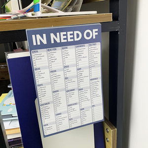 แผ่นจดบันทึกสำหรับวางแผนมื้ออาหารมื้อกลางวันของครอบครัวแผ่นบันทึกแผนเมนูอาหารรายสัปดาห์บันทึกสำหรับสมุดจดรายการอาหารแม่เหล็กติดตู้เย็น - Product Image 5