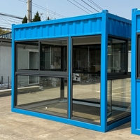 Abri d'urgence à montage facile, maison conteneur portable, durable, imperméable, préfabriquée, modulaire, démontable