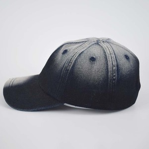 Cappellino da Baseball Stile <span class=keywords><strong>Dad</strong></span> Hat a 6 Pannelli in Denim Lavato Vintage Europeo Americano, Tinto con Effetto Usurato, con Fibbia Argento-Rame, Lavabile in Acqua, Sportivo - Product Image 4