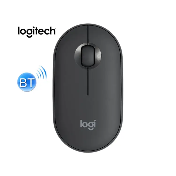 Logitech M350 Pebble Cobblestone Shape Thin 3-keys 1000DPI Mute Wireless Wireless Optical Mouse