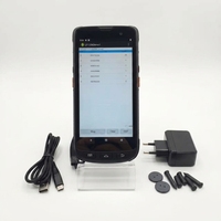 Lecteur portable Android 13.0 avec RFID LF 125 KHz pour EM4100 TK4100/Scanner de codes-barres 2D/Ordinateur mobile NFC avec Google Play