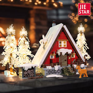 JIESTAR 89141 2355PCS Série Vue de Rue Cabane du Père Noël Modèle de Blocs de Construction Jouet Éducatif Technique Cadeau de Fête - Product Image 2