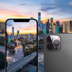Protector de Lente de Cámara de Cobertura Total Personalizado por el Fabricante para iPhone 16 17 Pro Max, Cristal Ultrafino con Borde Negro de Seda - Product Image 5