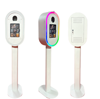 Photomaton pour mariage, anniversaire, fête, compatible iPad, impression en libre-service, installation facile, photomaton en métal stable