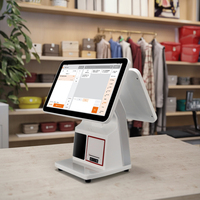 Alta eficiencia 15,6 pulgadas Win 10/11/Android All in One Pos 8GB + 128GB Pos Machine All in One Windows Retail Pos System para tienda