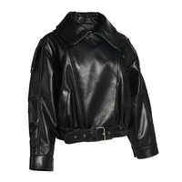 Veste Bomber Courte en Véritable Peau de Mouton Naturelle pour Femme, Fermeture Éclair, Automne, Douce, Luxueuse, Unie, Respirante, Vente en Gros