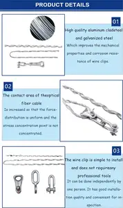 Hochwertige vor gedrehte Sackgasse für ADSS-Spann klemme für optische Kabels pann klemmen
