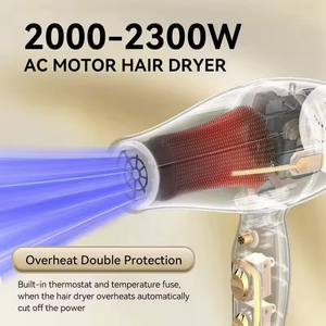 <span class=keywords><strong>Secador</strong></span> de Pelo Ligero, Secadora de Pelo Profesional de Salón, <span class=keywords><strong>Secador</strong></span> de Pelo con Motor de Corriente Alterna de Alta Potencia de 2400 W - Product Image 2