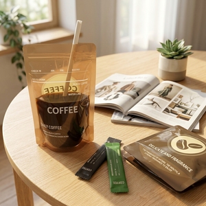 Sacchetti Trasparenti con Beccuccio per Caffè e Bevande, Buste Monouso Portatili per Cold Brew e Tè al Latte - Product Image 4
