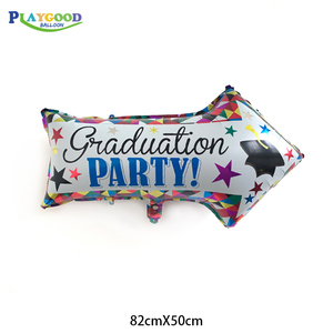 Usine En Gros 22 Pouces Rond Vague Dot <span class=keywords><strong>Chapeau</strong></span> D'obtention Du <span class=keywords><strong>Diplôme</strong></span> Bravo Ballons Bon Marché Dessin Animé Graduation Ballons - Product Image 4