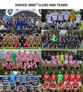 Healy खेलों पुरुषों फुटबॉल पहनने अनुकूलित युवा फुटबॉल जर्सी लोगो और नंबर के साथ Sublimated फुटबॉल वर्दी