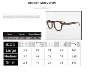 Montura de Acetato de Alta Calidad, Estilo <span class=keywords><strong>Johnny</strong></span> <span class=keywords><strong>Depp</strong></span>, Montura de Gafas Vintage, Diseño de Marca Óptica, Gafas de Vista - Product Image 6