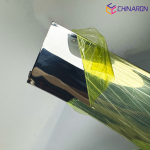 7cm Espelho Prata Alumínio Bobinas com <span class=keywords><strong>PVC</strong></span> Guarnição Cap Letter Form Trim Canal Bending Processing Service Incluído - Product Image 2