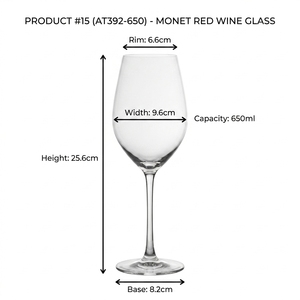 Flûte à <span class=keywords><strong>vin</strong></span> rouge <span class=keywords><strong>Luminarc</strong></span> en <span class=keywords><strong>verre</strong></span> trempé à long pied, très populaire pour mariages, dîners, maison, célébrations et accueil. - Product Image 6