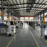 Robot Palletizer Industri Otomatis Kecepatan Tinggi untuk Kantong/Karton/Kotak, Robot Stacker Harga Pabrik