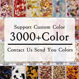 MiDairy acetato acrilico rettangolo forcina per capelli morsetto per donne ragazze CSC0002 - Product Image 5