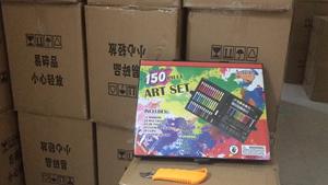 ชุดของเล่นสำหรับเด็กปากกาสีน้ำ150ชิ้น/เซ็ตเครื่องมือวาดภาพนิ่งกล่องของขวัญสำหรับเด็กชุดของเล่นปากกาวาดรูปแบบศิลปะ - Product Image 5