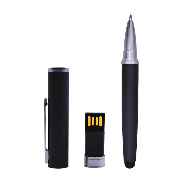 NewUSB Stick 2.0 Ballpoint Pen USB Flash Drive 128GB 64GB 32GB 16GB Pen Drives USB Pen Disk Flashdrive 8GB Pendrive Memory Stick