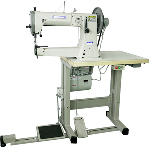 Máquina de Coser Industrial de Brazo Cilíndrico de 4 Cilindros Clase 4, Triple Arrastre, Profesional, Extra Resistente, con Pedal - Product Image 1