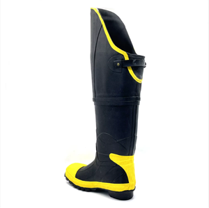 <span class=keywords><strong>Botte</strong></span> de sécurité de travail industrielle de haute qualité bottes de sécurité en caoutchouc naturel imperméables et anti-écrasement pour hommes - Product Image 1