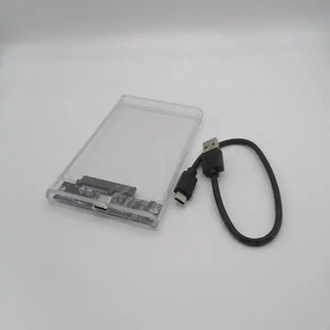 กล่องใส่ฮาร์ดดิสก์แบบใส USB 3.1 Type-C สำหรับแล็ปท็อป ขนาด 2.5 นิ้ว พร้อมอะแดปเตอร์และกล่อง - Product Image 4