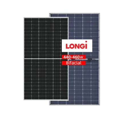 LONGi pompa sistemi için güneş panelleri LR4-72HBD Perc çift cam güneş paneli 440w 445w 450w 455w 460w pv güneş paneli