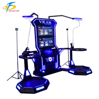 2 jugadores FPS 9D VR Standing Walker Shooting Simulator VR Station Arcade Realidad Virtual Arena Escuela Interior/Exterior Parques temáticos