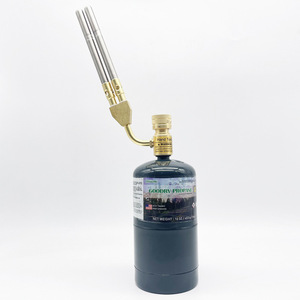 Antorcha manual Mapp Torch 1800C con cabezal angulado, recubierta de cobre, para soldadura con gas mixto y gas licuado, encendido manual. - Product Image 4