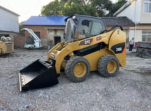 Used Caterpillar 246C 246D Skid Steer Loader Slip Machine Secondhand Construction Machinery Cummins <b>Engine</b> - Product Image 4