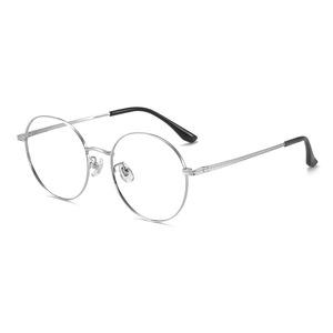 Montures de lunettes unisexes MIYI en titane pur, style punk, design 54, grande monture, verres AC décoratifs pour petits visages, légers et simples - Product Image 2